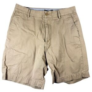 Banana Republic Chino Shorts Mens 35 Tan Good Vintage 2005 Cotton Flat Front